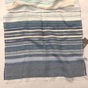 J Jill 100% Cotton Yarn Dye Woven Scarf
